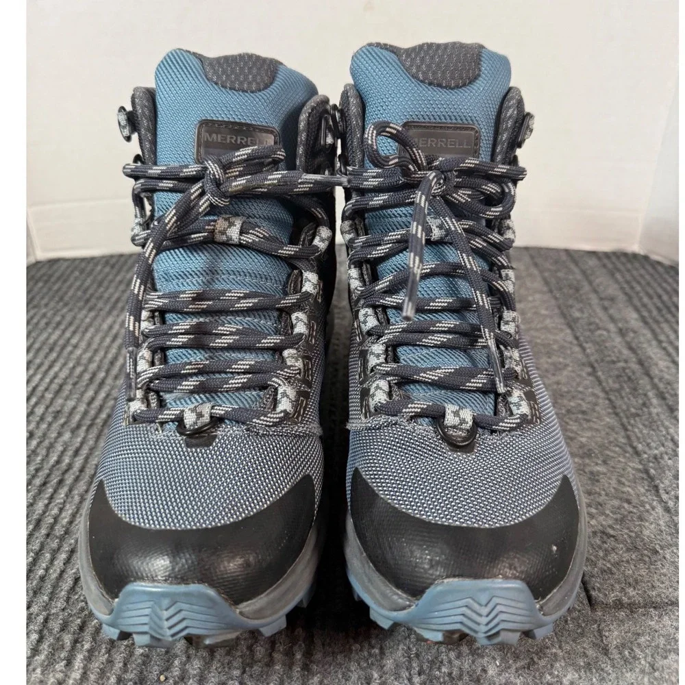Merrell Thermo Rogue Tactical Waterproof Ice+ Boots Womens 6 Blue Black J90030